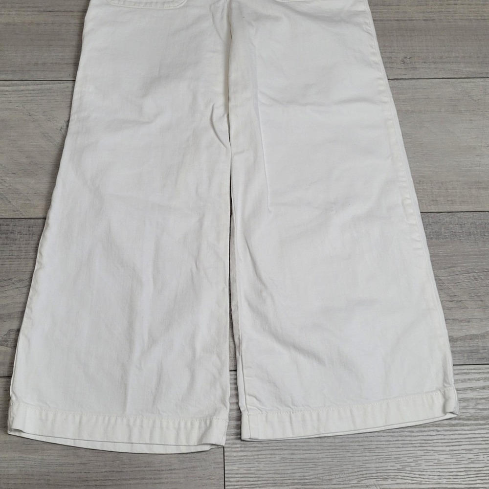 We The Free Colette Jeans Women Size 25 High Rise Button Fly Wide Leg Crop Boho - Picture 4 of 16